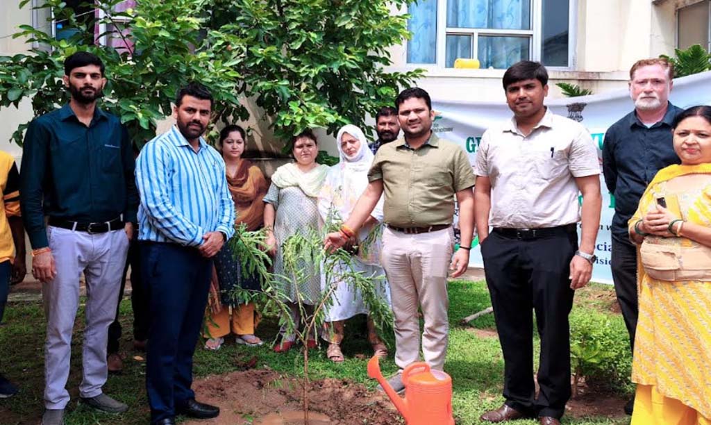 DIPR Jammu plants trees in office premises