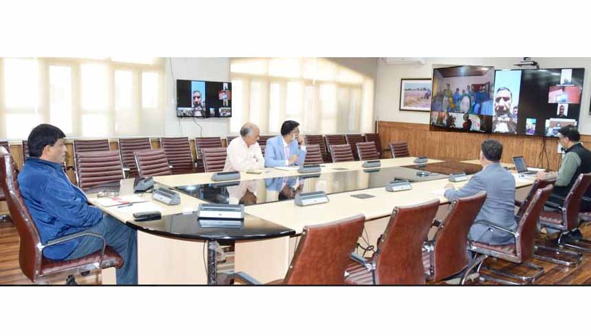 Chief Secretary virtually participates in panchayat level convergence meetings held across the UT