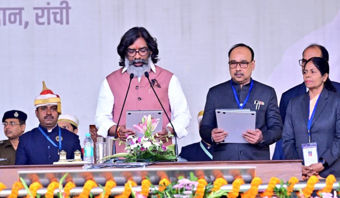 Hemant Soren, JMM leader, takes oath as Jharkhand Chief Minister for fourth time