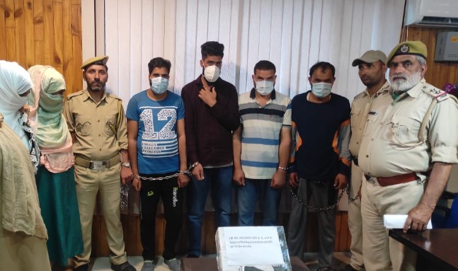Police bust sex racket in Kashmir, 2 women among 6 arrested
