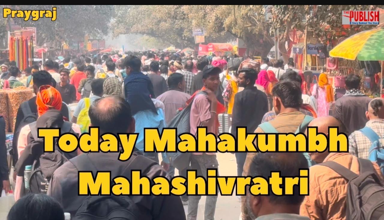 Devotees continue to arrive in large numbers at Triveni Sangam in Prayagraj