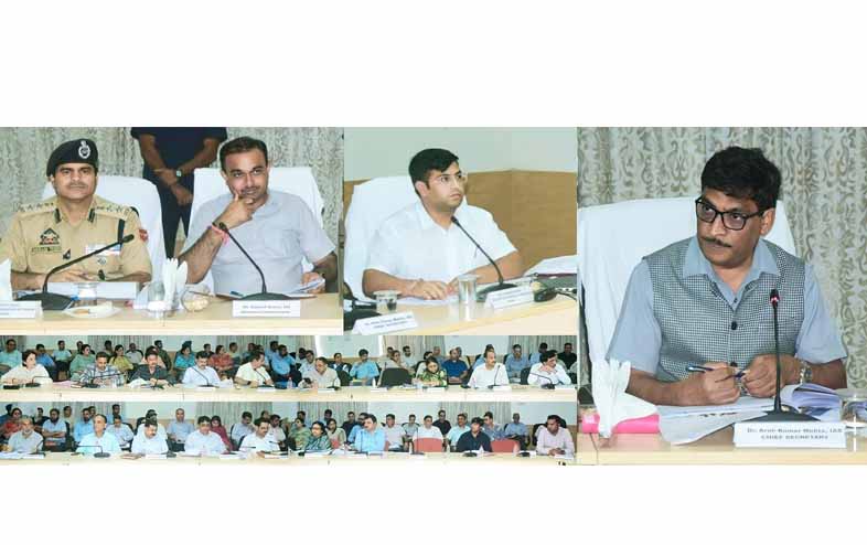 Chief Secretary reviews developmental scenario of District Samba