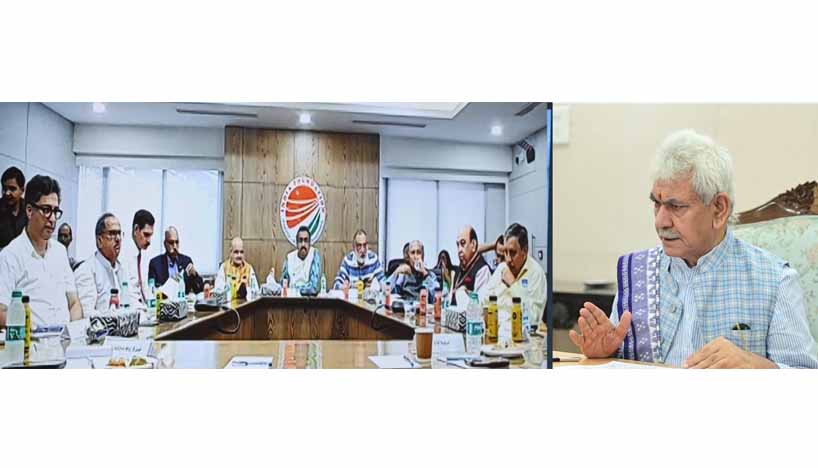 We believe in establishing peace, not buying peace: J&K LG Manoj Sinha