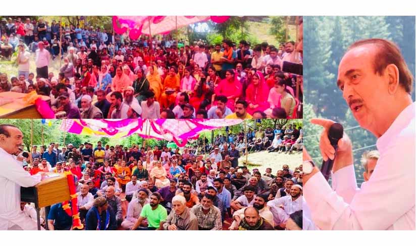 DPAP will focus on development, end corruption: Ghulam Nabi Azad