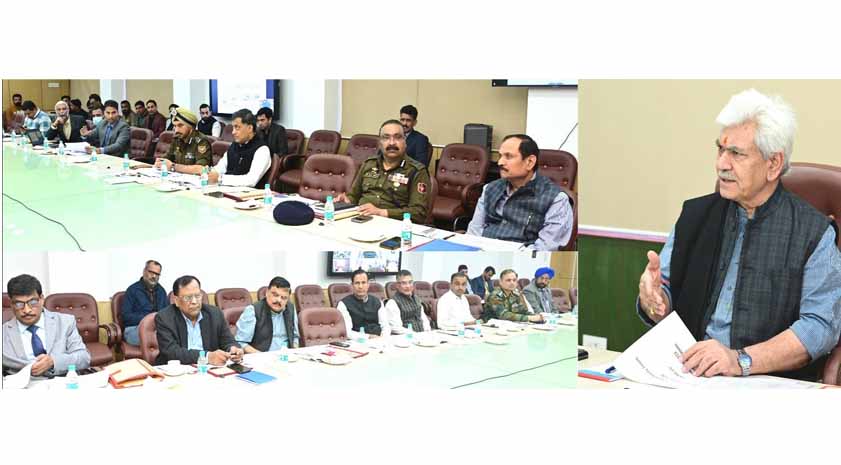 Lt Governor chairs high level meeting to review Road Safety in J&K UT